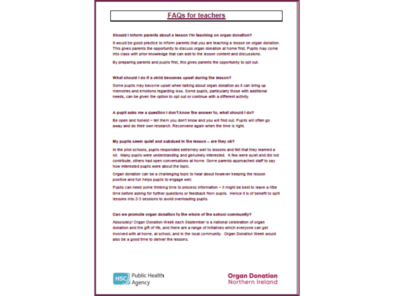 KS3 and 4 FAQs